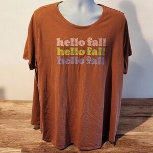 'Hello Fall' Graphic PLUS T-Shirt BY Sonoma